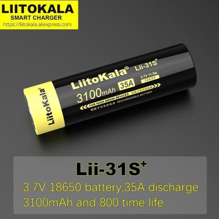 Акумулятор Liitokala Lii-31S 3100Mah 18650 35A