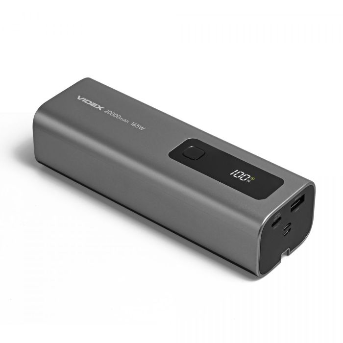Повербанк 20000mAh VIDEX VPB-366 165W PD100W +Display