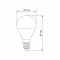 LED лампа TITANUM G45 6W E14 3000K