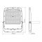 LED прожектор VIDEX F5 150W 3000-5000-6500K 230V White (VL-F5-150CW)