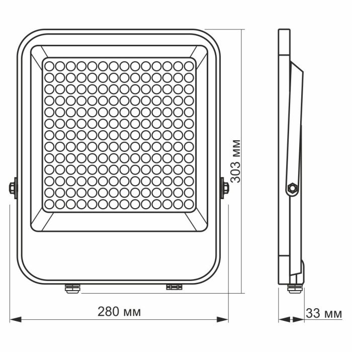 LED прожектор VIDEX PREMIUM F2 150W 5000K