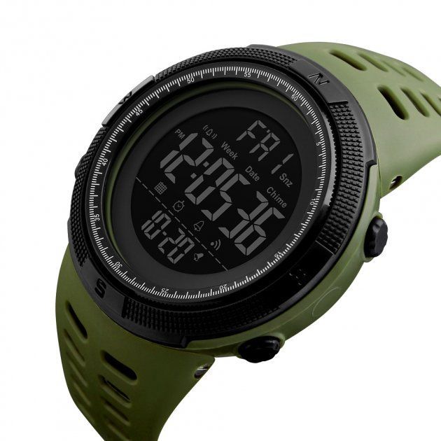 Годинник наручний чоловічий SKMEI 1251AG (Army green)