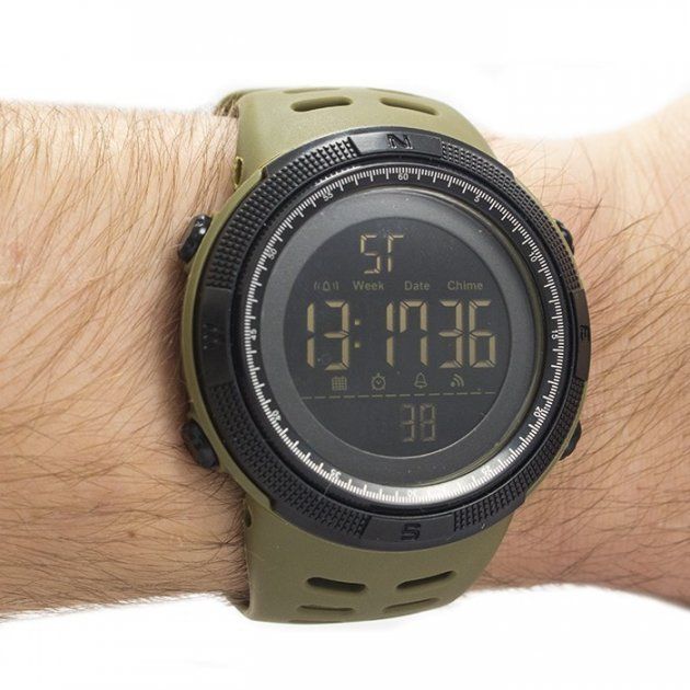 Годинник наручний чоловічий SKMEI 1251AG (Army green)
