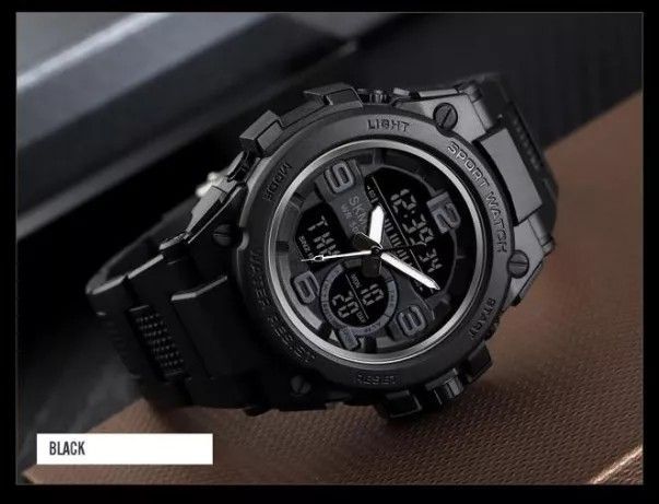 Чоловічий наручний годинник Skmei 1452 Black