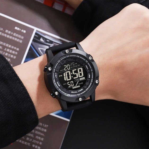 Годинник наручний чоловічий  SKMEI 1762 (Black)