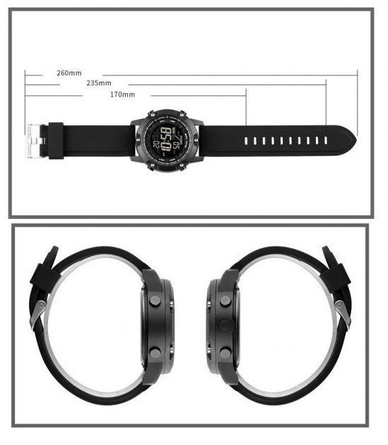 Годинник наручний чоловічий  SKMEI 1762 (Black)