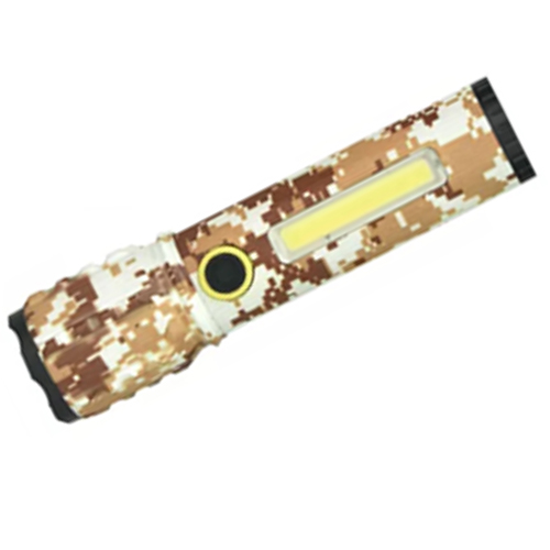 Ліхтарик з акумулятором C71/C81-P50+COB Camo