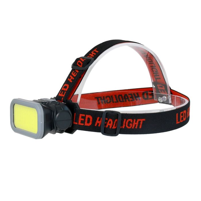 Ліхтарик налобний YM-309-COB(white+red)