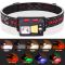 Ліхтар налобний SL09-1L2+COB+LED (Red+Green+Blue)