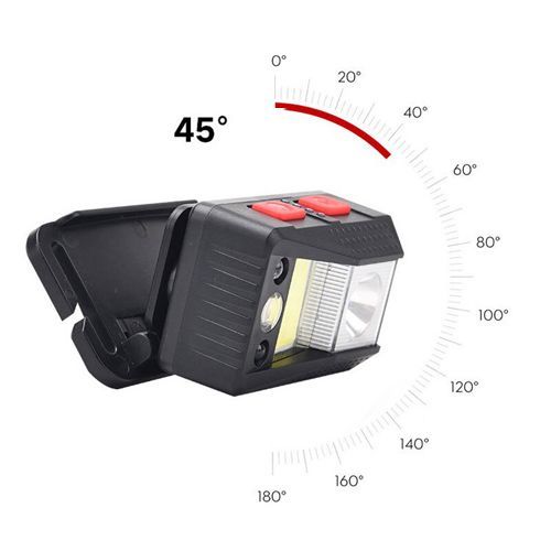 Ліхтар налобний SL09-1L2+COB+LED (Red+Green+Blue)