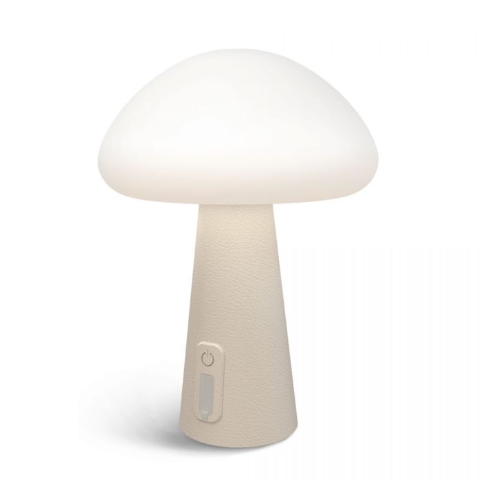 LED лампа настiльна з акумулятором VIDEX VL-TF25BG 4W 3000-6500K+RGB Beige