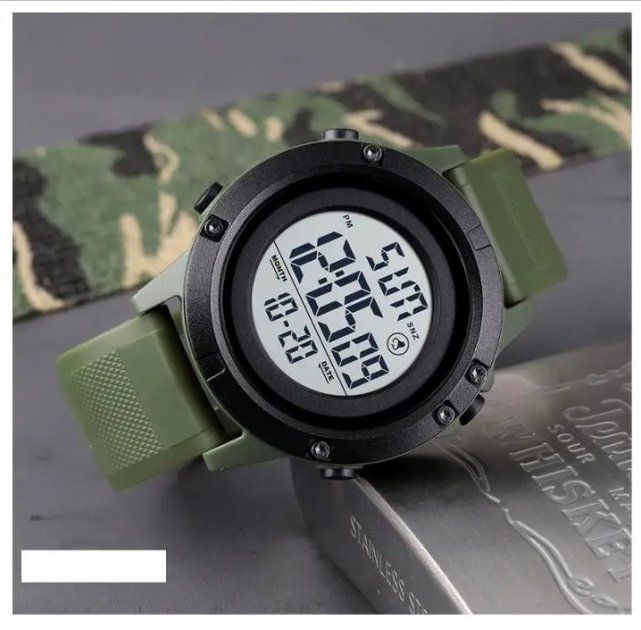 Чоловічий наручний годинник Skmei 1508 Army Green