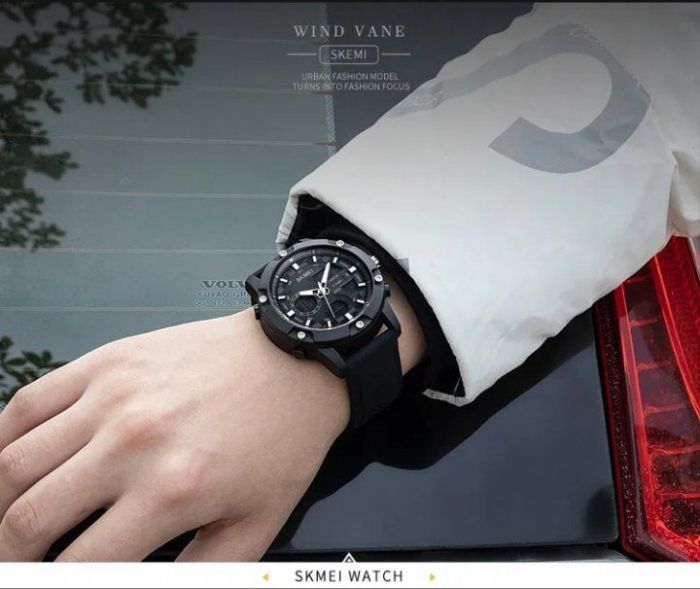 Годинник наручний чоловічий SKMEI 1757 (Black)