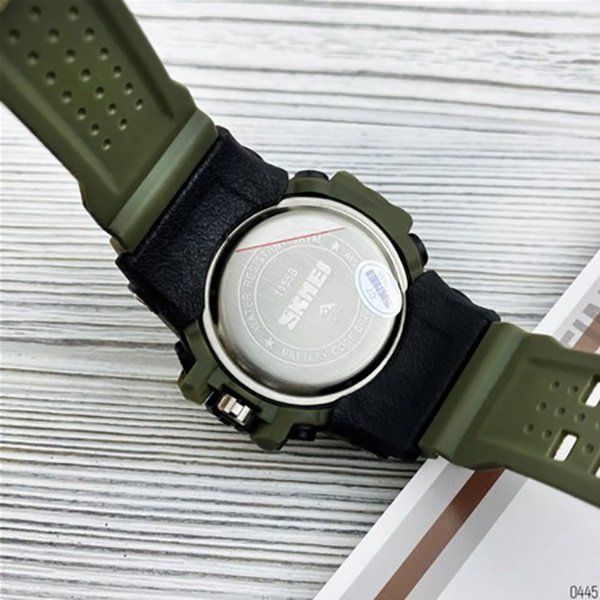 Годинник наручний чоловічий SKMEI 1155 Green Camo