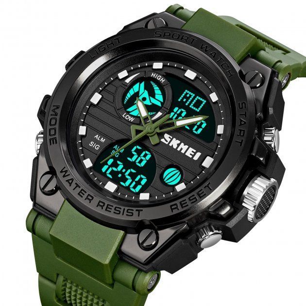 Чоловічий годинник Skmei 2031AG Army Green