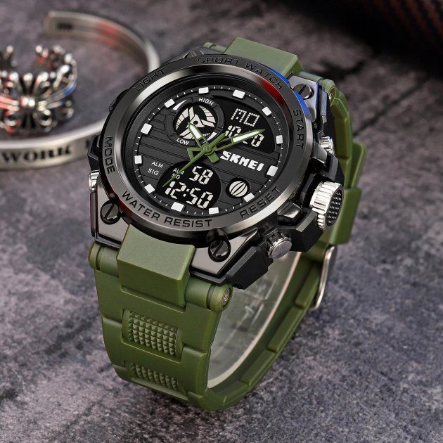 Чоловічий годинник Skmei 2031AG Army Green