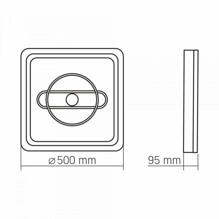 LED світильник функціональний VIDEX DECORA 56W VL-CLD-995-CF