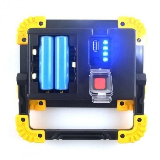 Прожектор світлодіодний автономний L811-20W-COB+1W