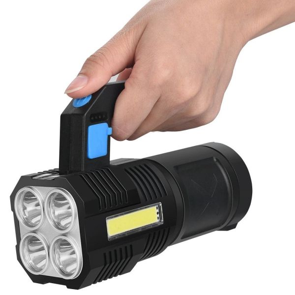 Переносний туристичний ліхтар BL-X510-4LED+COB