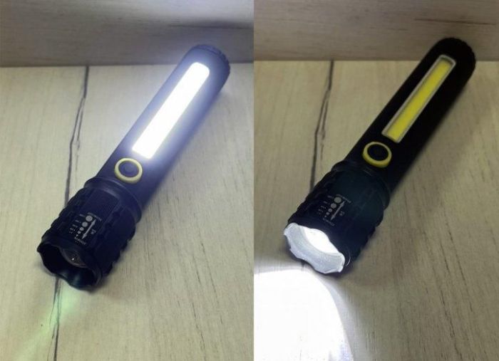 Ручний ліхтарик на акумуляторі C71/C81-P50+COB