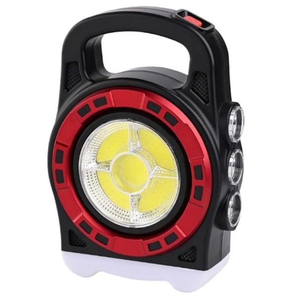 Ліхтар з акумулятором для дому 6678С-3LED+5COB