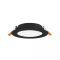 LED світильник Back вбудований круглий VIDEX 6W 5000K Black