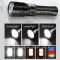 Ліхтар XQ-S19-P99+COB (white+red+blue), 1x26650, zoom, ЗУ Type-C