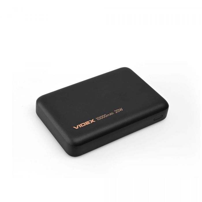 Повербанк з бездротовою зарядкою 10000mAh VIDEX VPB-331 PD20W Black
