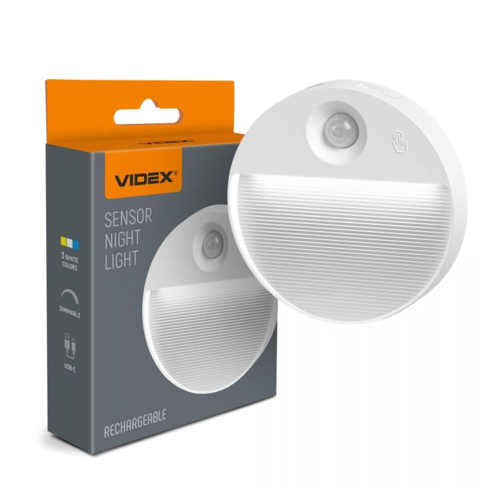 LED Світильник акумуляторний з датчиком руху VIDEX VL-NL105W