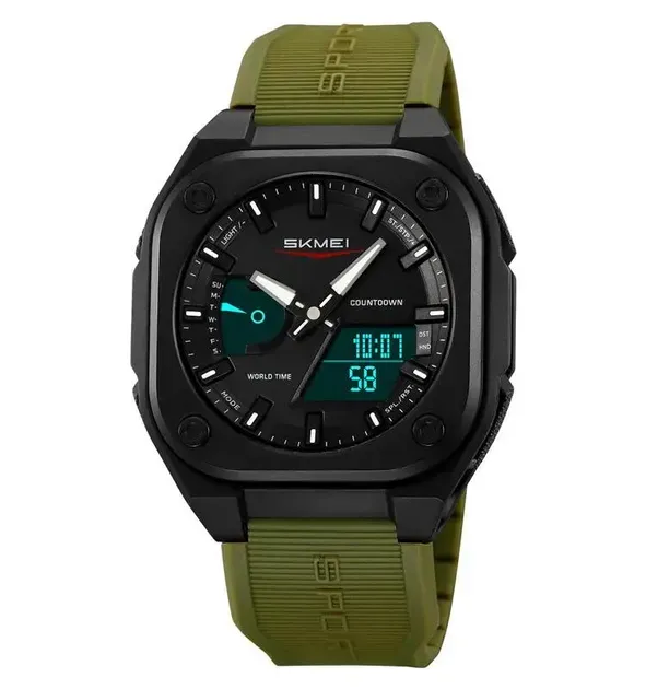 Годинник наручний чоловічий SKMEI 2328AG Army Green