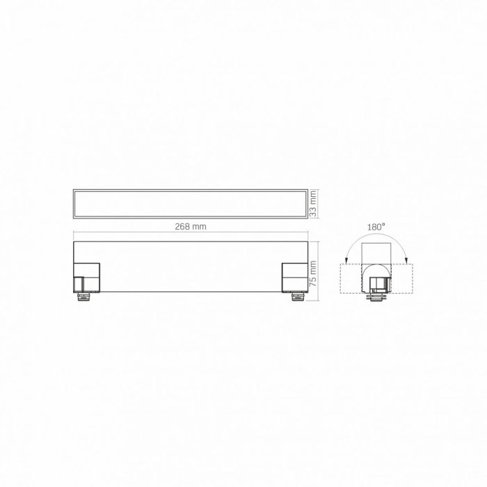 LED світильник трековий VIDEX TR05 15W 4100K 220V чорний