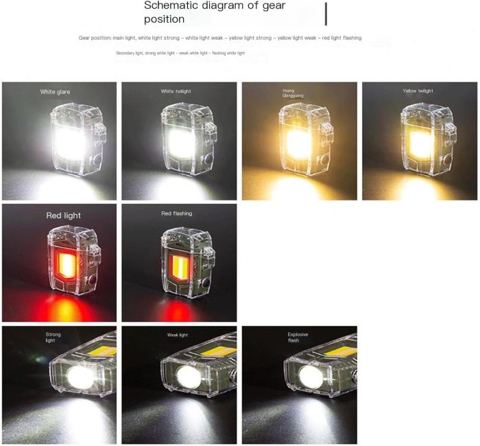 Акумуляторний LED-ліхтарик D48-1 з запальничкою (Оливковий)