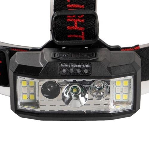 Ліхтар налобний 910A-XPE+12SMD, 1x18650