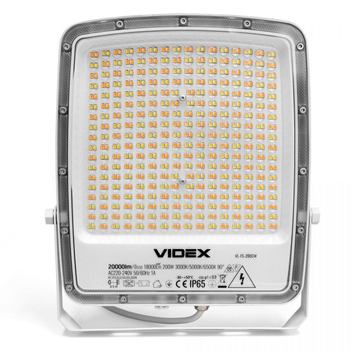 LED прожектор VIDEX F5 200W 3000-5000-6500K 230V White (VL-F5-200CW)