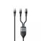 Кабель USB-C - USB-C + USB-C HAVIT HV-CB6325 PD100W 5A 1.2м