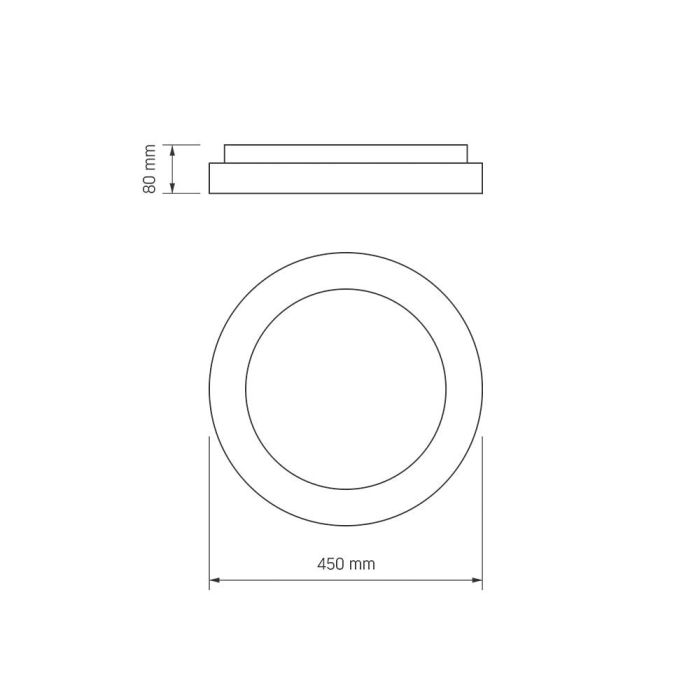 LED світильник VIDEX EDGE-RC-72W-BLACK (VLE-ERC-72B)