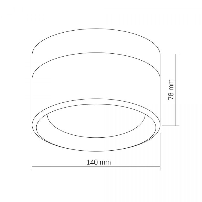 LED світильник IP65 круглий VIDEX BHD01 9W 2800-4000-6000K White
