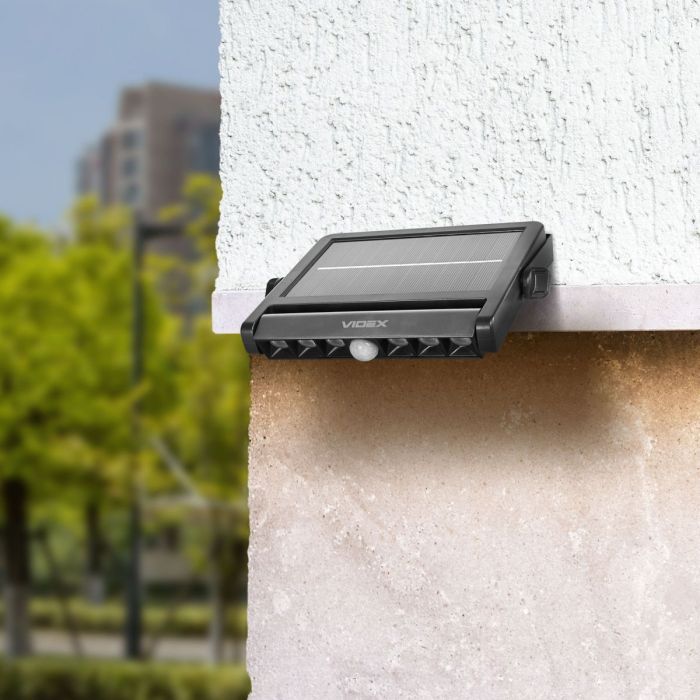 LED світильник автономний настінний IP54 VIDEX 600Lm 5000K Сенсорний