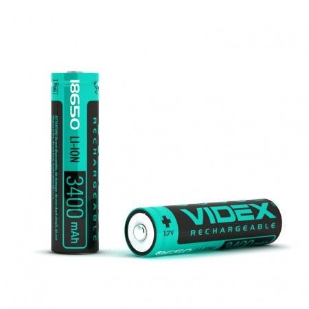 Акумулятор Videx Li-Ion 18650 (ЗАХИСТ) 3400mAh