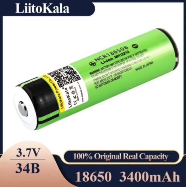 Акумулятор Liitokala 3400 mAh (NCR18650B) Захист