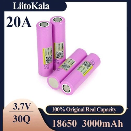 Акумулятор високострумовий 18650 LiitoKala 30Q 3000mah