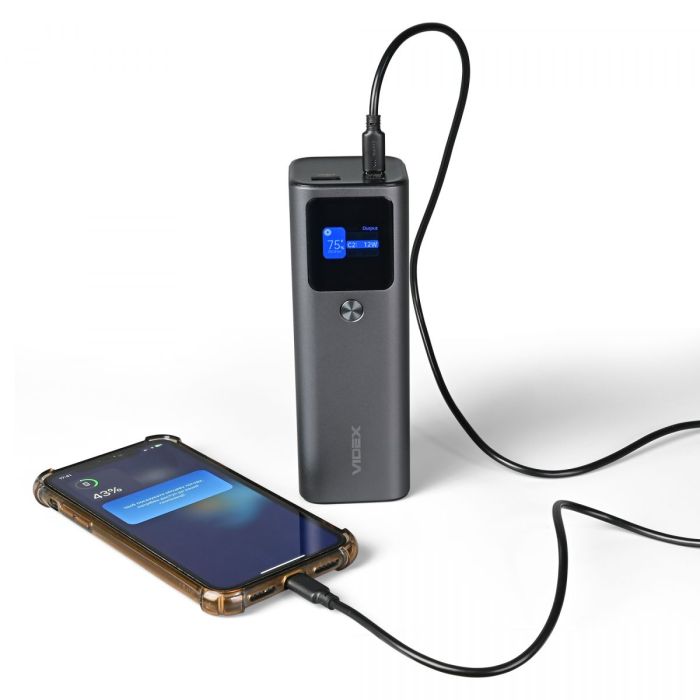 Повербанк 30000mAh VIDEX VPB-316 162W PD140W +Display