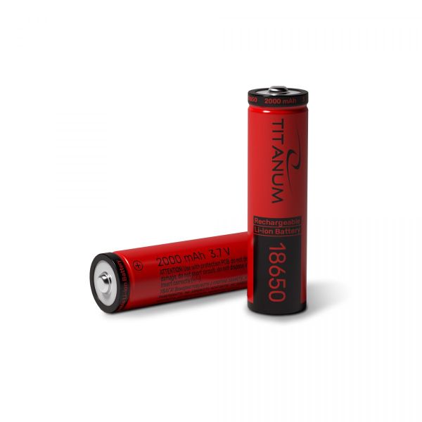 Акумулятор TITANUM літій-іонний 18650 (без захисту) 2000mAh