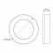 LED світильник ART IP65 круглий VIDEX 15W 5000K White