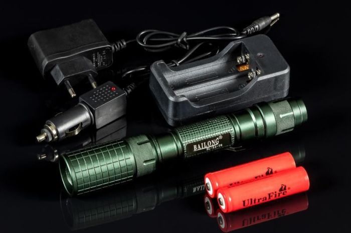 Тактичний ліхтарик Bailong Police BL-X4-T6