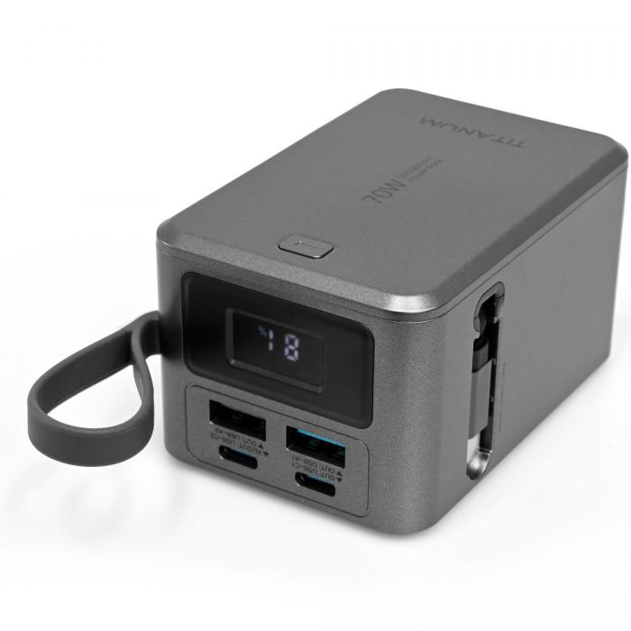 Павербанк 20000mAh TITANUM WP049 PD70W Grey