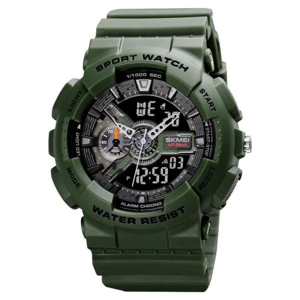 Чоловічий годинник Skmei 1688AG Army Green