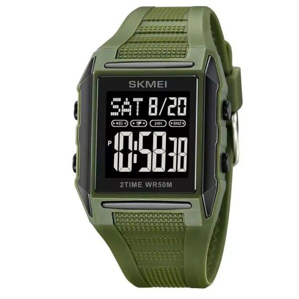 Чоловічий наручний годинник SKMEI 2257AG ARMY GREEN