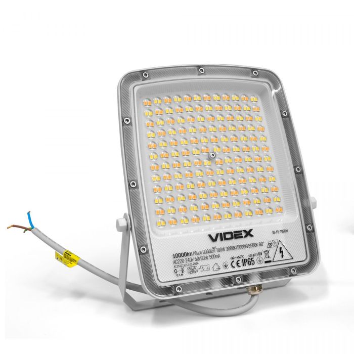 LED прожектор VIDEX F5 100W 3000-5000-6500K 230V White (VL-F5-100CW)