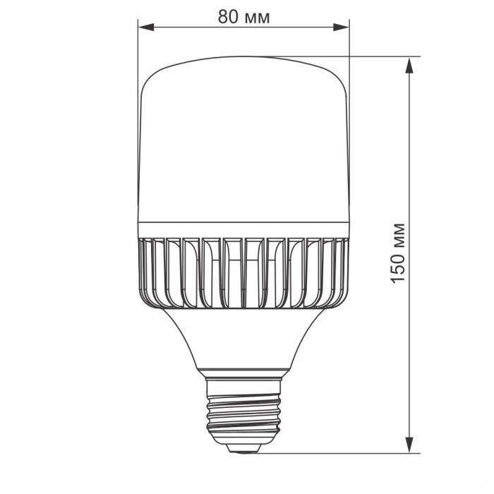 LED лампа VIDEX A80 30W E27 5000K